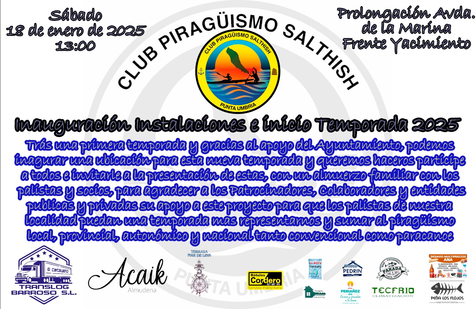 Inauguración Sede e inicio nueva temporada